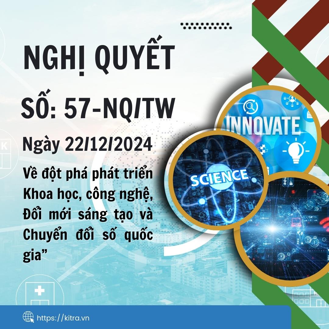 Bài tuyên truyền: Nghị quyết số 57-NQ/TW ngày 22/12/2024 của Bộ Chính trị