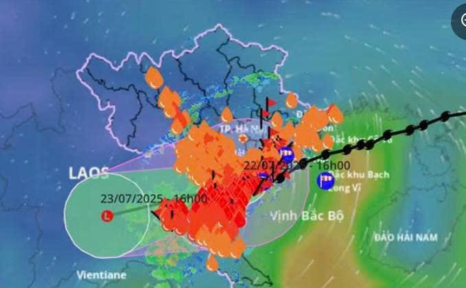 Bão số 3 suy yếu thành áp thấp nhiệt đới, loạt tỉnh nguy cơ lũ quét và sạt lở