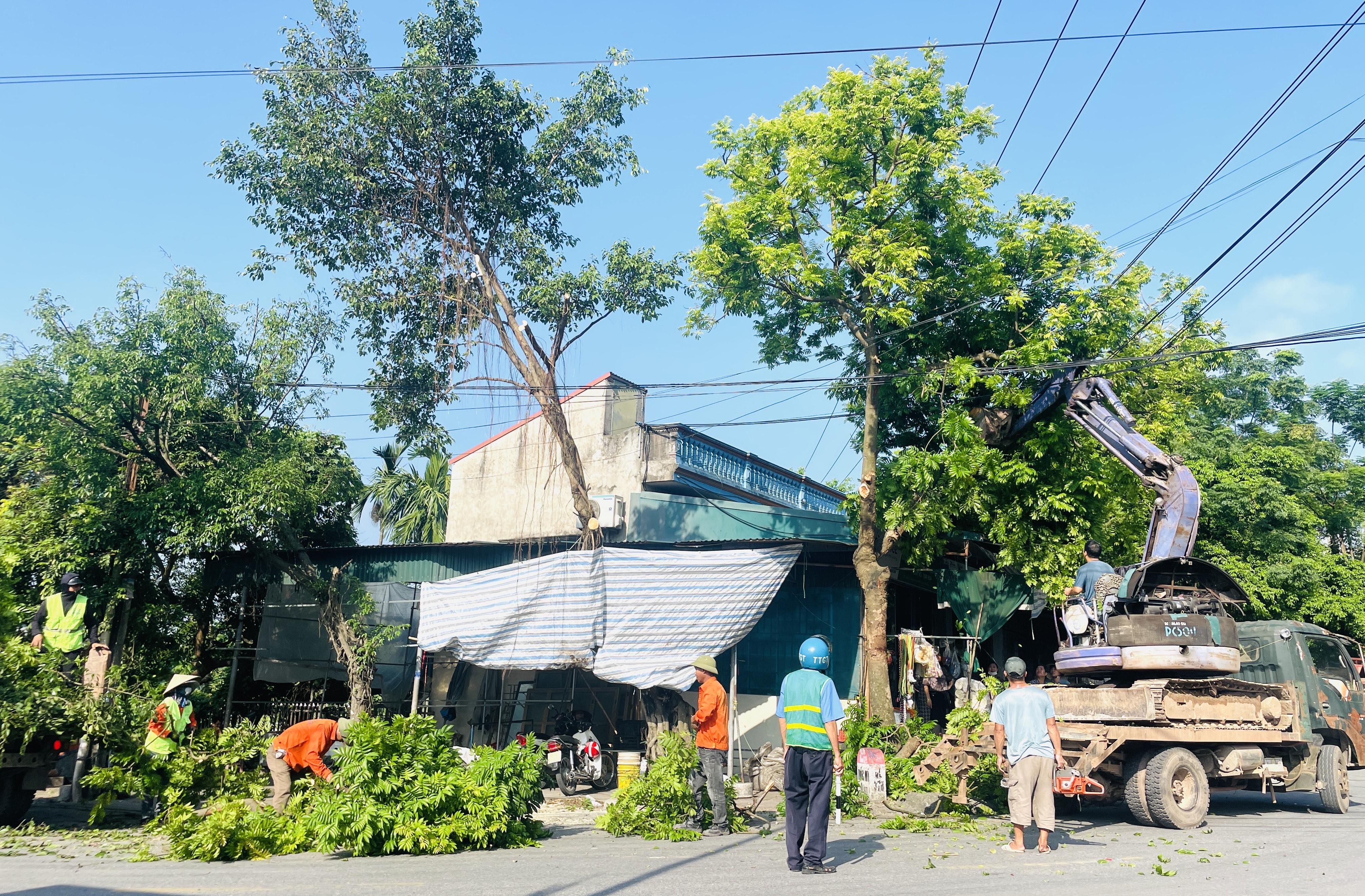 Thông báo của UBND xã Bình Lục về việc giải tỏa hành lang an toàn giao thông đường bộ tạo cảnh quan sáng- xanh -sạch - đẹp trên địa bàn xã.