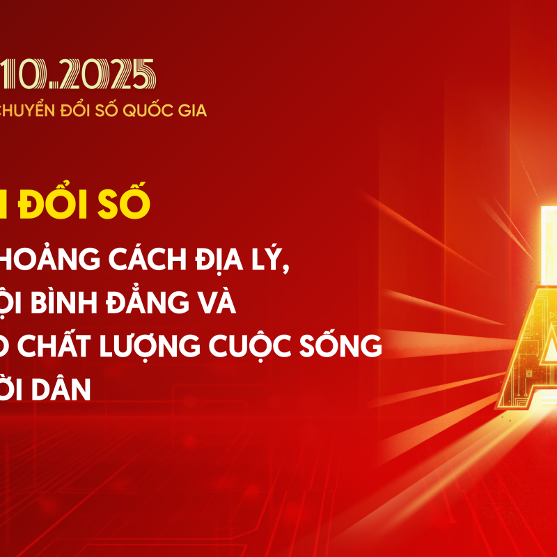 BỘ NHẬN DIỆN HƯỞNG ỨNG NGÀY CHUYỂN ĐỔI SỐ QUỐC GIA 10.10.2025