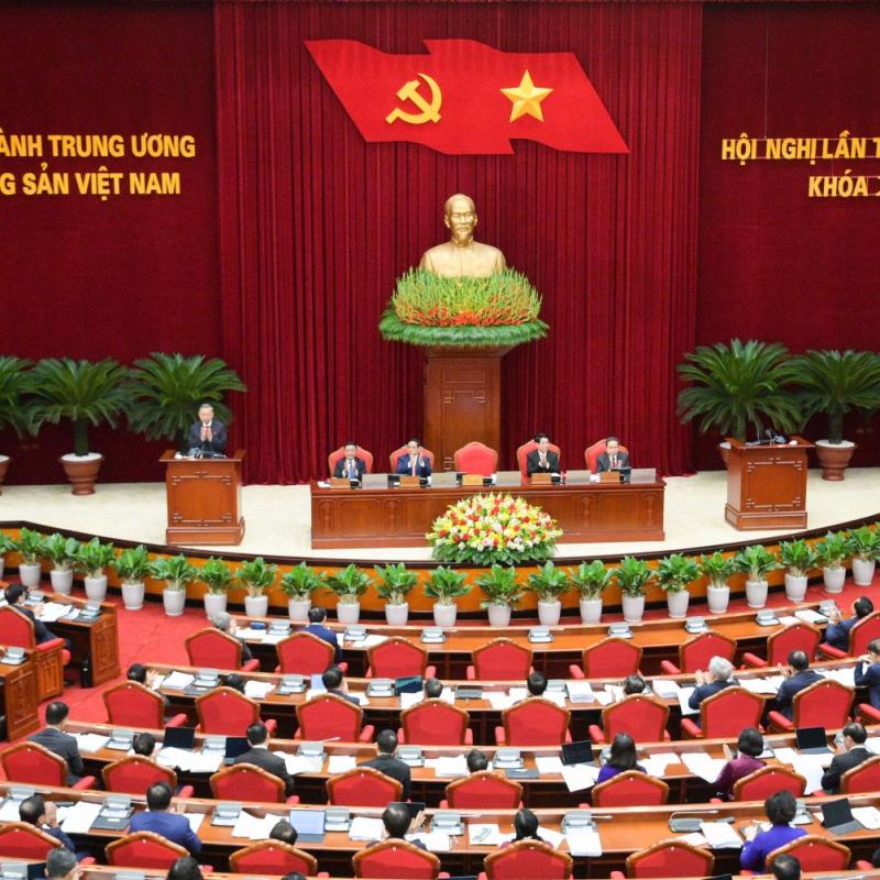 Ảnh: Khai mạc Hội nghị lần thứ 13 Ban Chấp hành Trung ương Đảng (khóa XIII)