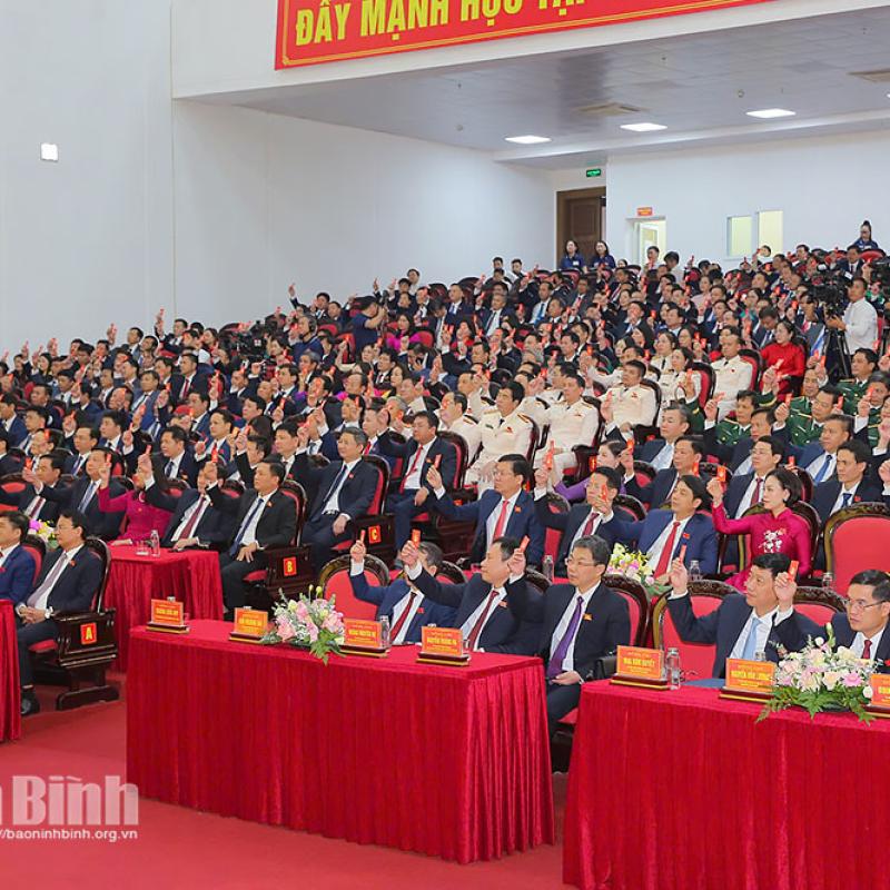 Nghị quyết Đại hội đại biểu Đảng bộ tỉnh Ninh Bình lần thứ I, nhiệm kỳ 2025 - 2030
