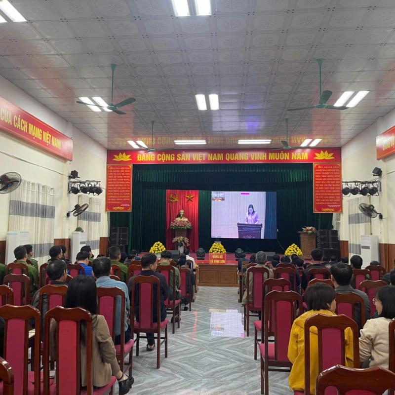 Đảng bộ xã Bình Sơn tổ chức Hội nghị trực tuyến học tập, quán triệt và triển khai thực hiện Nghị quyết Đại hội đại biểu Đảng bộ tỉnh Ninh Bình lần thứ I, nhiệm kỳ 2025-2030