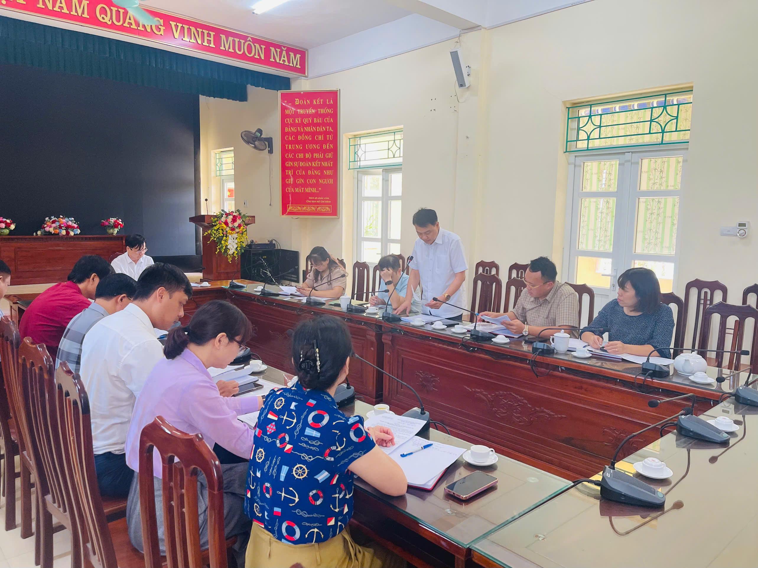 Hội nghị liên tịch chuẩn bị kỳ họp thứ 2  Hội đồng nhân dân phường Châu Sơn