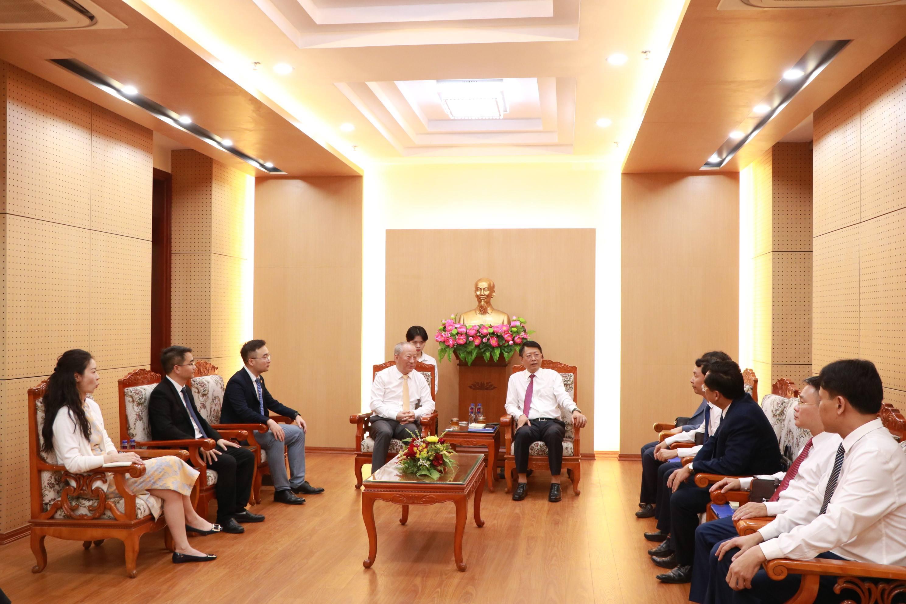 Lãnh đạo UBND tỉnh tiếp xã giao Tập đoàn Xây dựng Thái Bình Dương