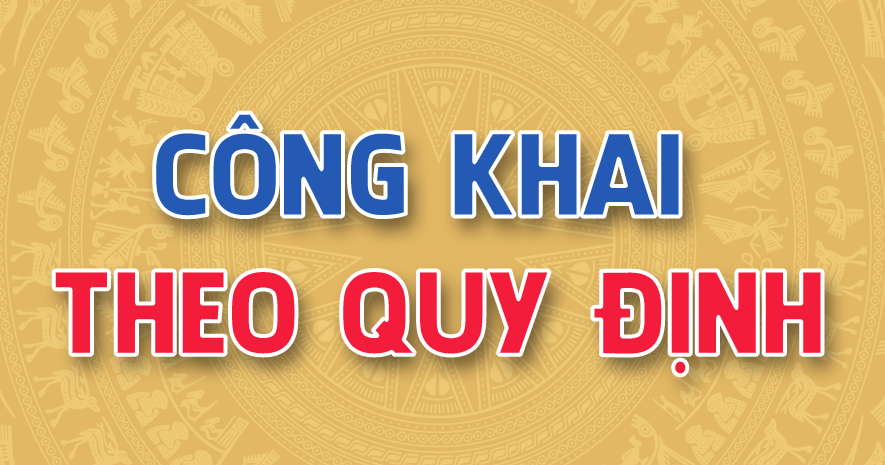 Công khai theo quy định