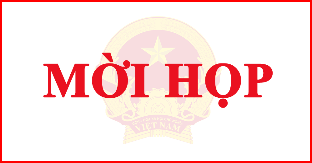 Thông báo mời họp