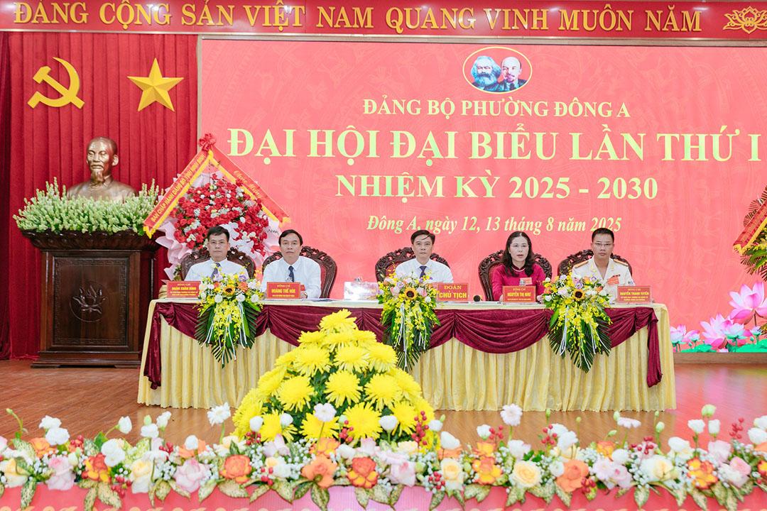 Đại hội Đại biểu Đảng bộ phường Đông A lần thứ nhất, nhiệm kỳ 2025 - 2030