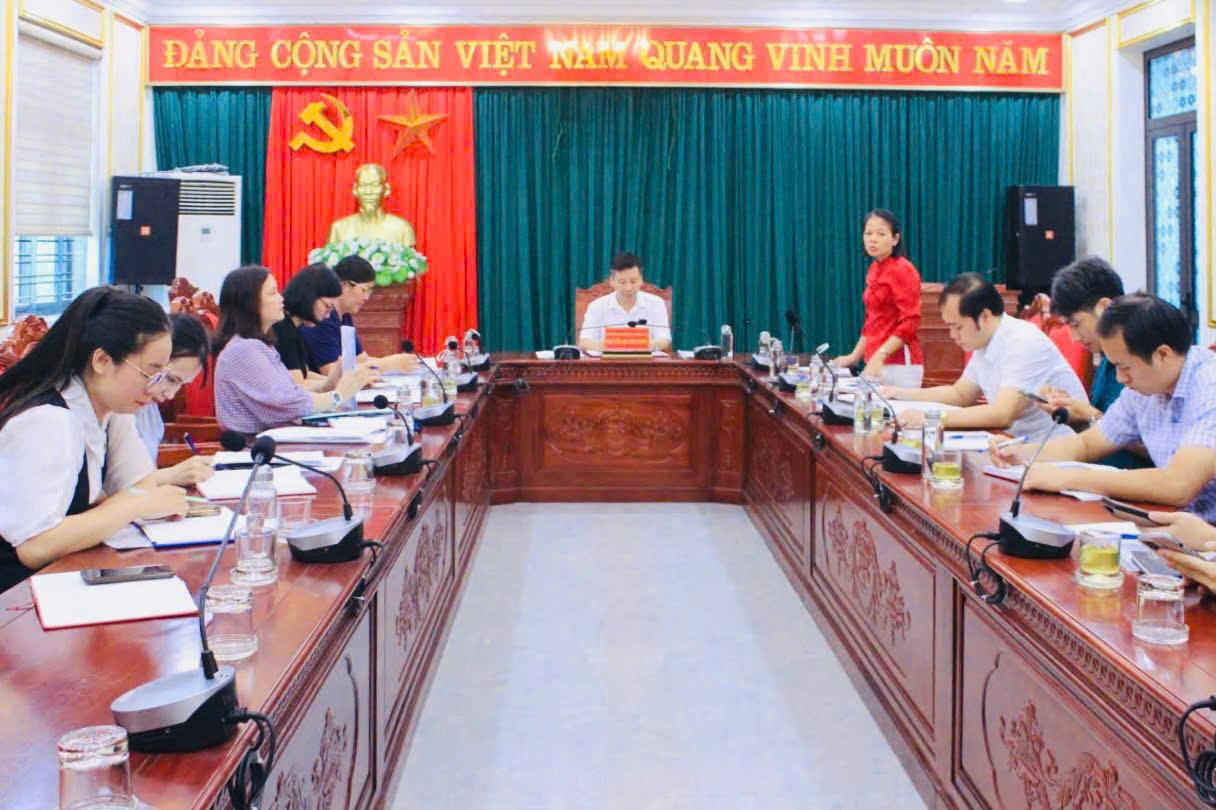 Ban Chỉ đạo phường về thực hiện dân chủ ở cơ sở phường Đồng Văn