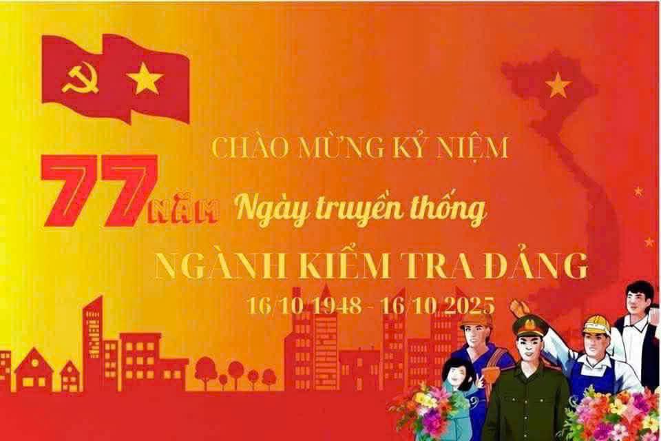 kỷ niệm 77 năm ngày truyền thống ngành Thanh tra Đảng