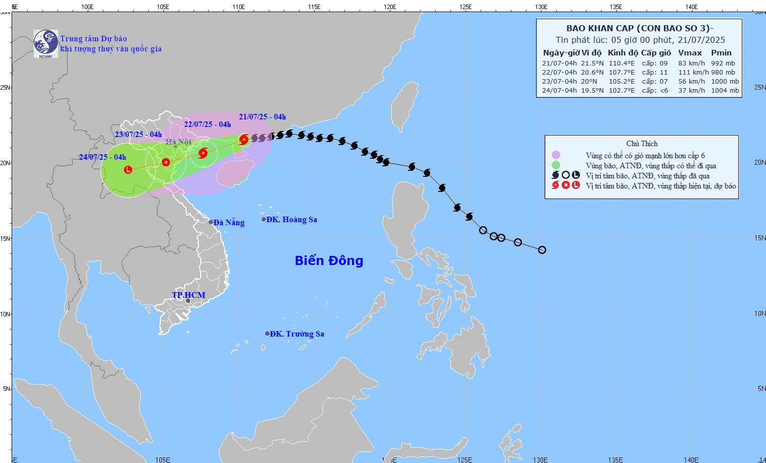 Công điện của UBND tỉnh về việc tiếp tục tập trung triển khai ứng phó khẩn cấp với bão số 3