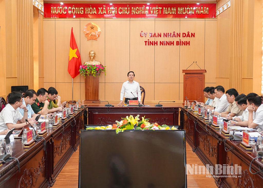 UBND tỉnh nghe báo cáo về Đề án Nghiên cứu khả năng hình thành Cảng hàng không Ninh Bình