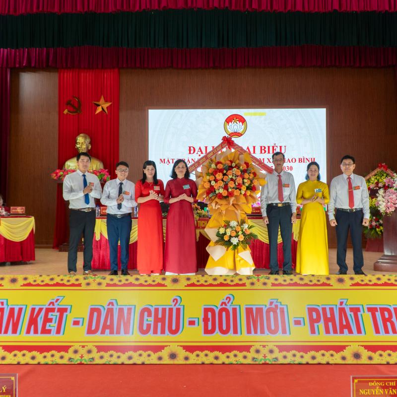 Đại hội đại biểu Ủy ban Mặt trận tổ quốc xã Giao Bình, tỉnh Ninh Bình lần thứ nhất, nhiệm kỳ 2025 - 2030.