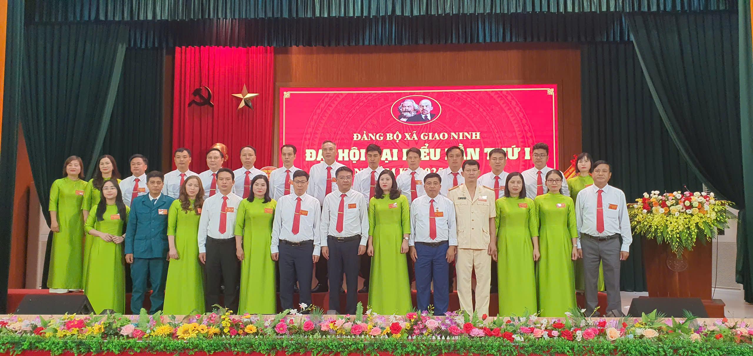 Đại hội Đảng bộ xã Giao Ninh thành công tốt đẹp