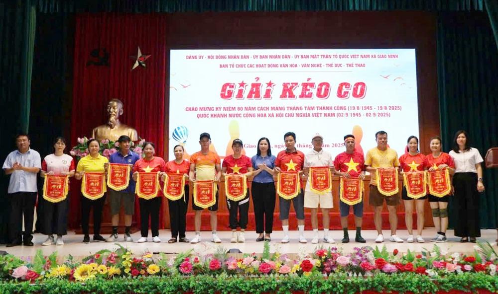 Xã Giao Ninh diễn ra sôi nổi các hoạt động văn hoá, thể thao chào mừng 80 năm Cách mạng tháng 8, Quốc khánh 2/9