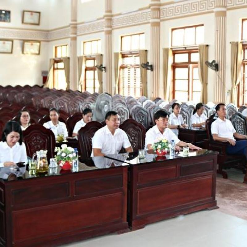 Đại hội lần thứ Nhất Chi bộ UBND xã Giao Phúc, tỉnh Ninh Bình nhiệm kỳ 2025-2030