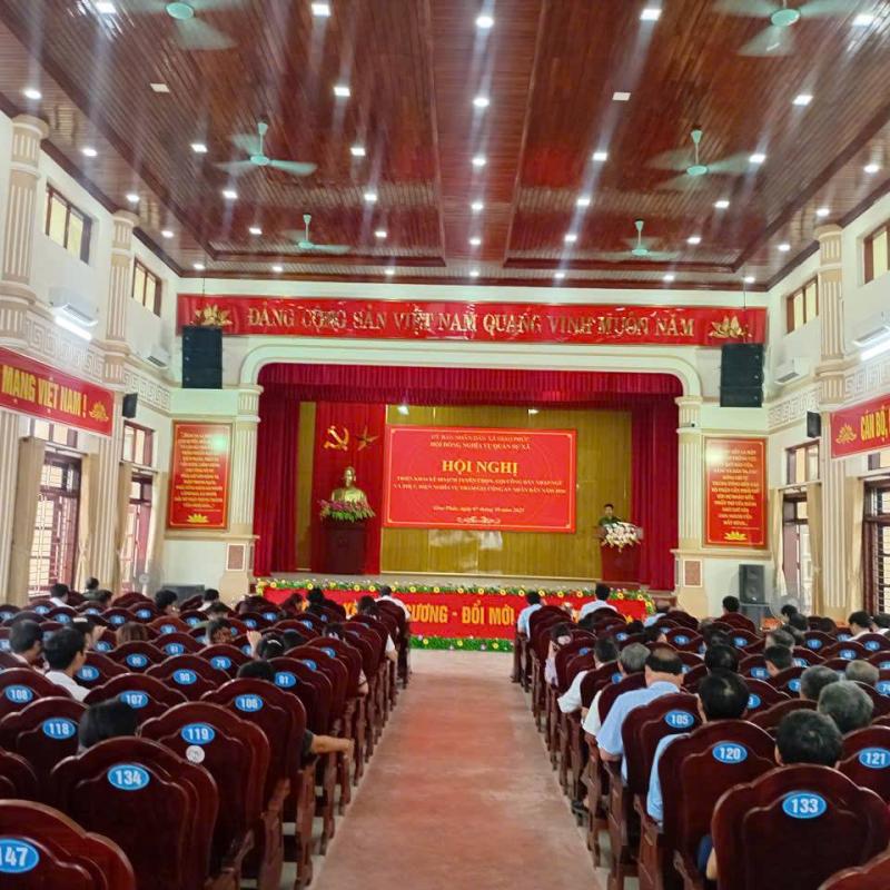 Xã Giao Phúc tổ chức “Hội nghị triển khai kế hoạch tuyển chọn, gọi công dân nhập ngũ và thực hiện nghĩa vụ tham gia công an nhân dân năm 2026”