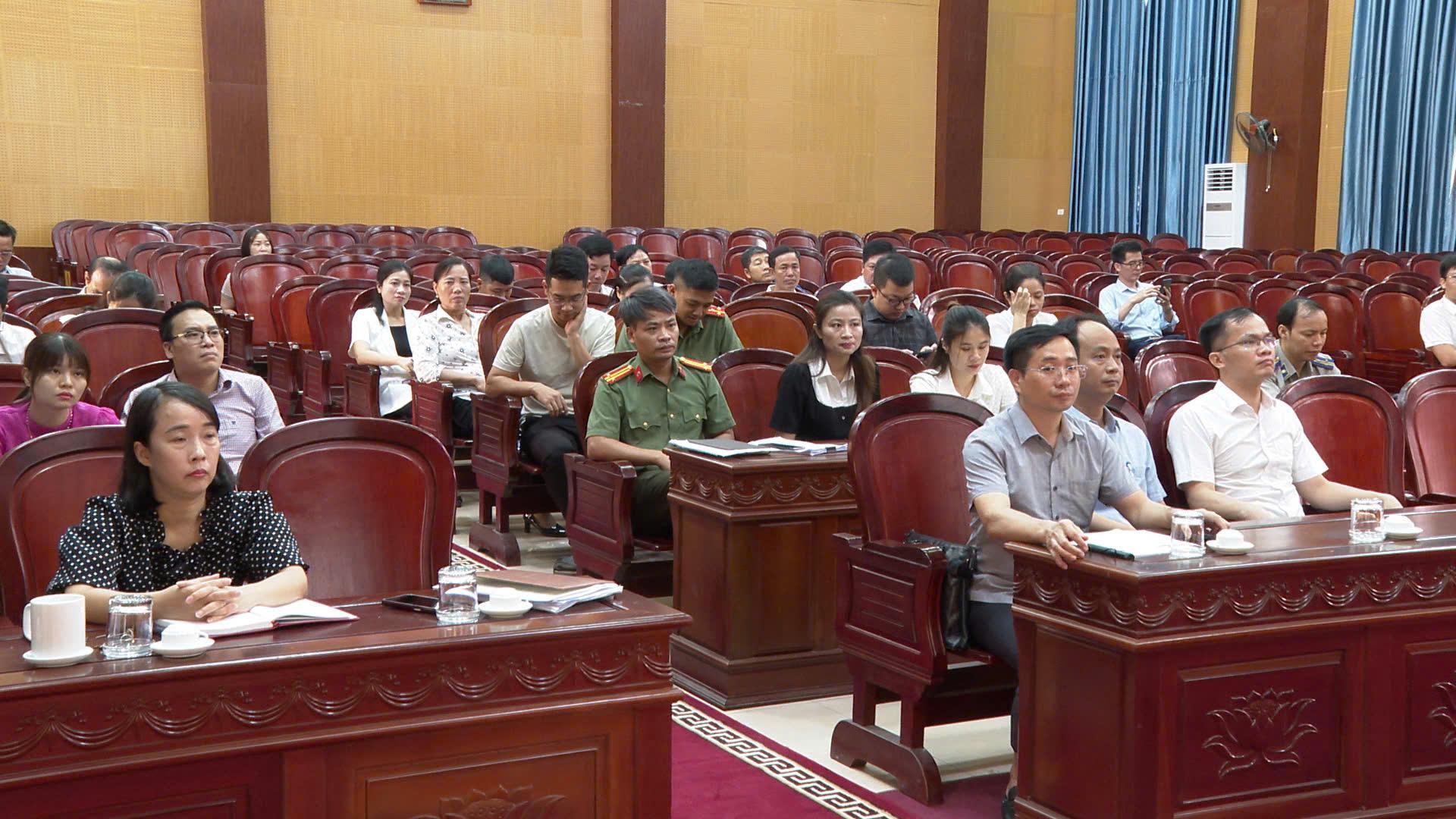 UBND phường Hà Nam tổ chức hội nghị triển khai phương án cưỡng chế thu hồi đất để thực hiện dự án đầu tư xây dựng Khu đô thị Đại học Nam Cao địa phận thị xã Duy Tiên (cũ) và địa phận thành phố Phủ Lý (cũ), nay thuộc phường Hà Nam, tỉnh Ninh Bình