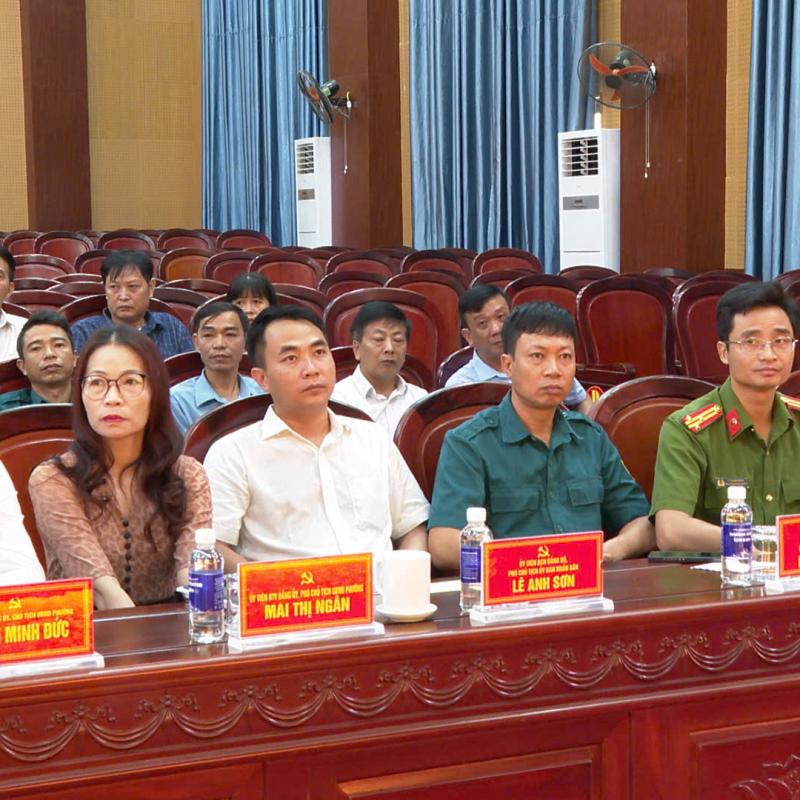 Đảng uỷ - HĐND – UBND – UBMTTQ Việt Nam phường Hà Nam tổ chức Lễ phát động ủng hộ đồng bào khắc phục hậu quả do bão lũ gây ra