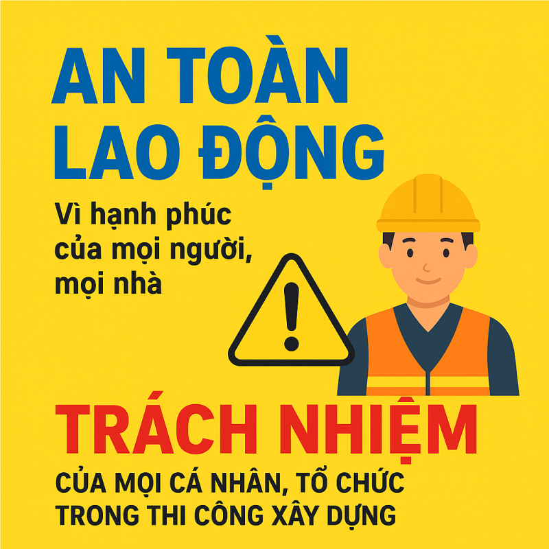 Tuyên truyền tăng cường đảm bảo an toàn lao động trong thi công xây dựng và phổ biến các văn bản quy phạm pháp luật về an toàn lao động trong thi công xây dựng công trình