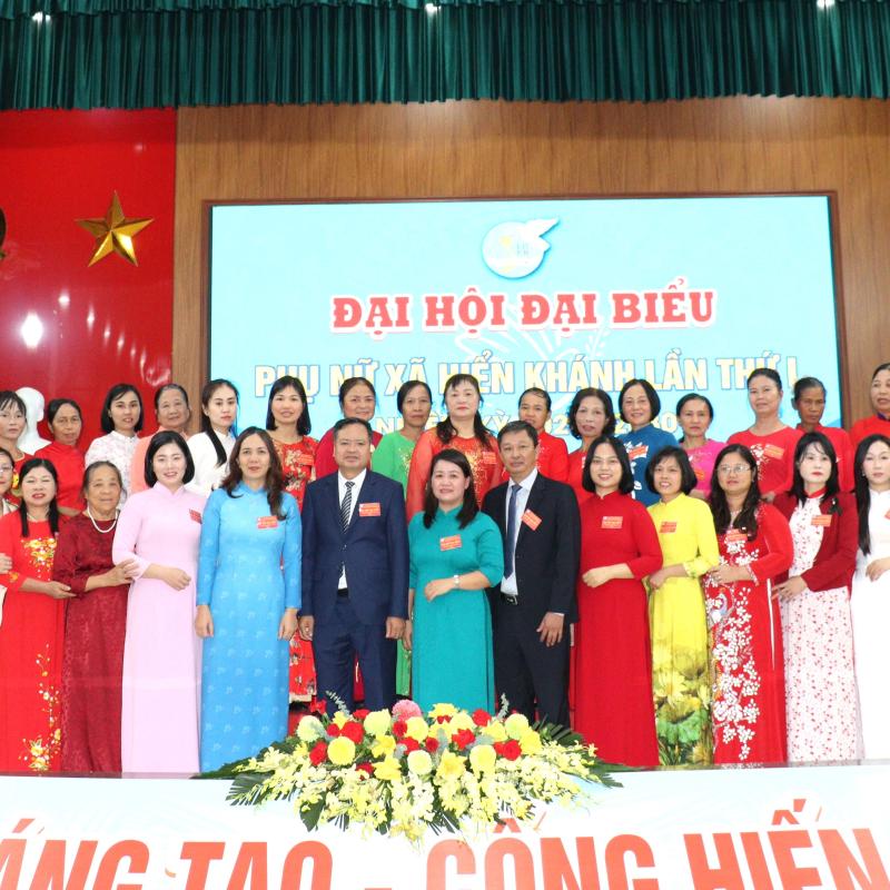 Hội LHPN xã Hiển Khánh tổ chức Đại hội đại biểu Phụ nữ lần thứ I, nhiệm kỳ 2025-2030