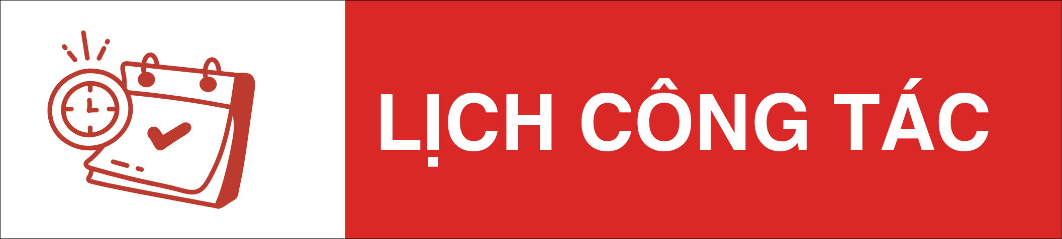 Lịch công tác