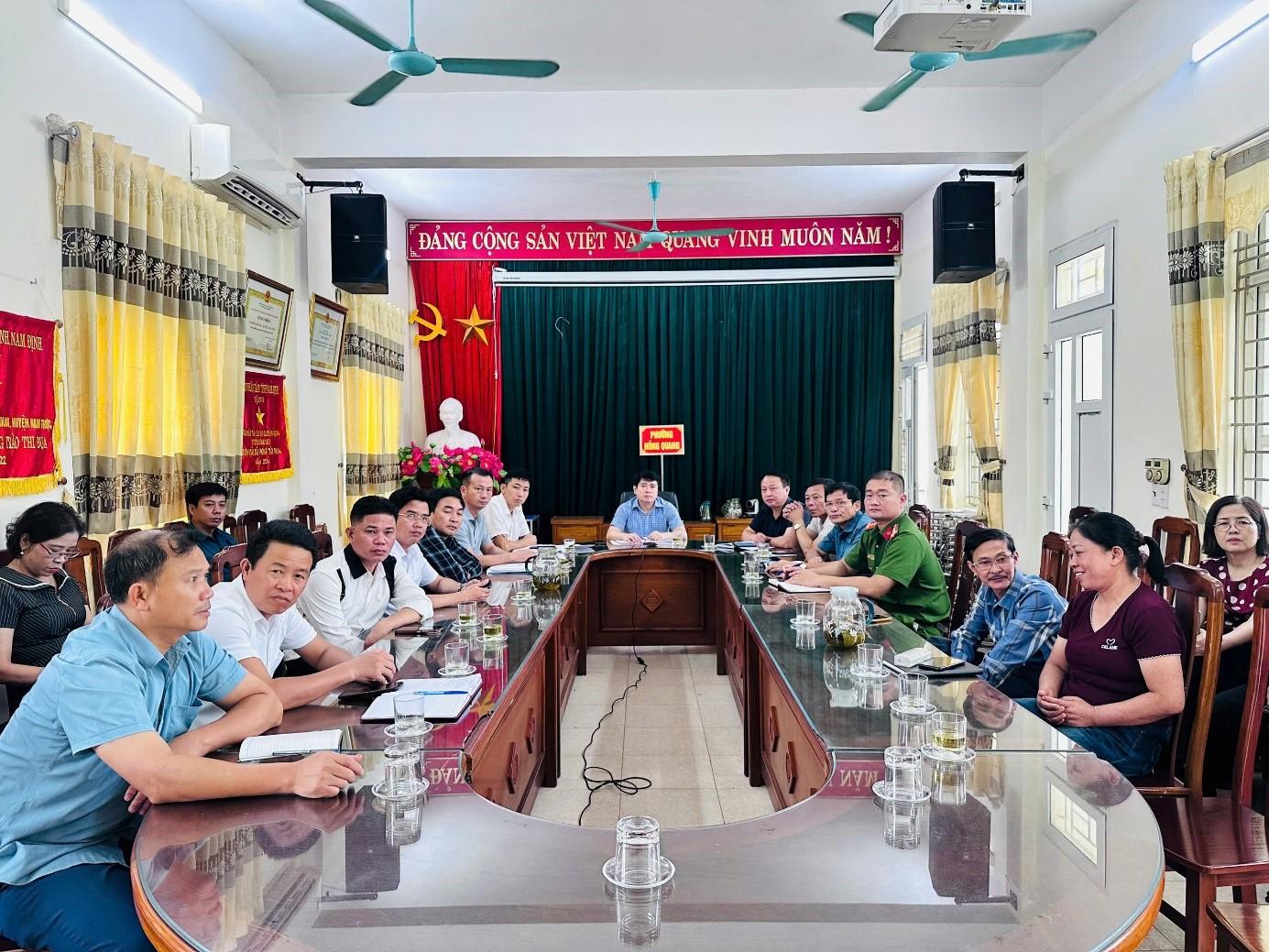 Hội nghị trực tuyến, và họp triển khai công tác phòng, chống ứng phó với cơn bão số 3 (Wipha)