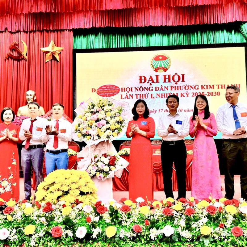 PHƯỜNG KIM THANH  TỔ CHỨC THÀNH CÔNG ĐẠI HỘI ĐẠI BIỂU HỘI NÔNG DÂN PHƯỜNG KIM THANH LẦN THỨ I,  NHIỆM KỲ 2025 – 2030