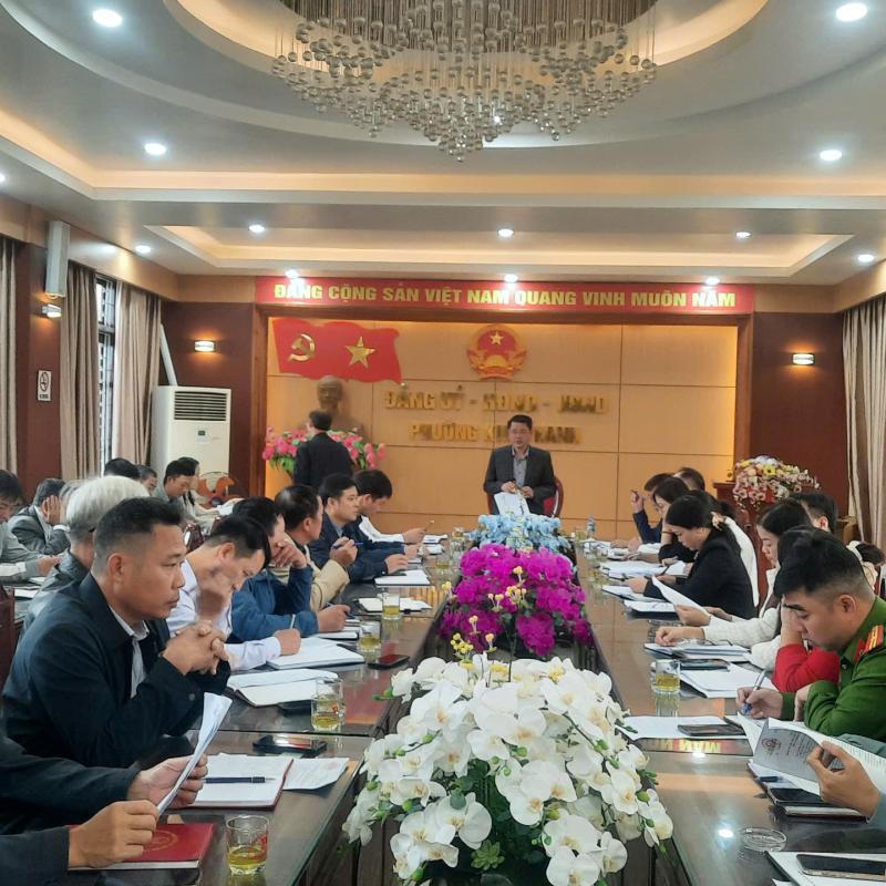 PHƯỜNG KIM THANH TỔ CHỨC PHIÊN HỌP THƯỜNG KỲ UBND PHƯỜNG THÁNG 10 NĂM 2025