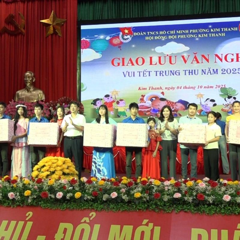 Phường Kim Thanh tổ chức giao lưu văn nghệ vui Tết Trung thu 2025