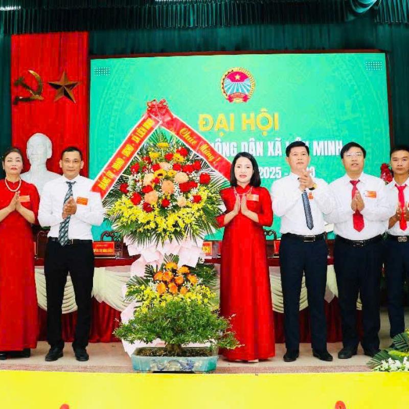 Đại hội đại biểu Hội Nông dân xã Liên Minh lần thứ I, nhiệm kỳ 2025- 2030