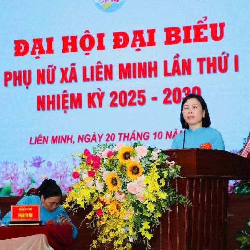 ĐẠI HỘI ĐẠI BIỂU PHỤ NỮ XÃ LIÊN MINH LẦN THỨ I, NHIỆM KỲ 2025 - 2030