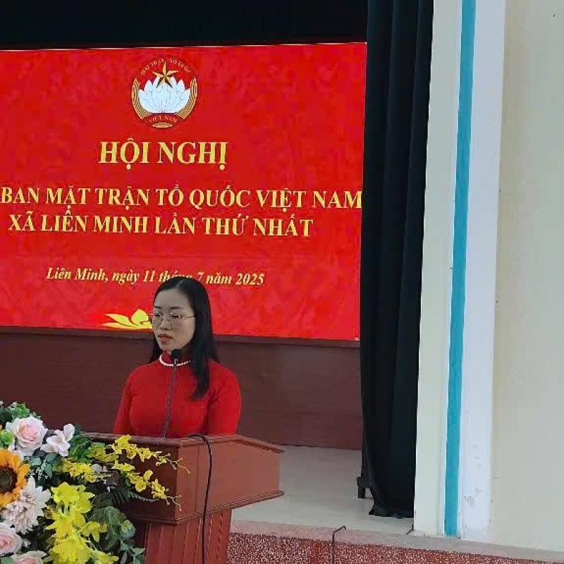 Hội nghị lần thứ nhất Ủy ban Mặt trận Tổ quốc Việt Nam xã Liên Minh