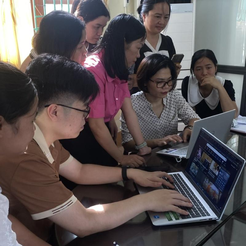 UBND xã Liên Minh tổ chức tập huấn sử dụng các hệ thống thông tin thiết yếu phục vụ vận hành mô hình chính quyền 02 cấp.