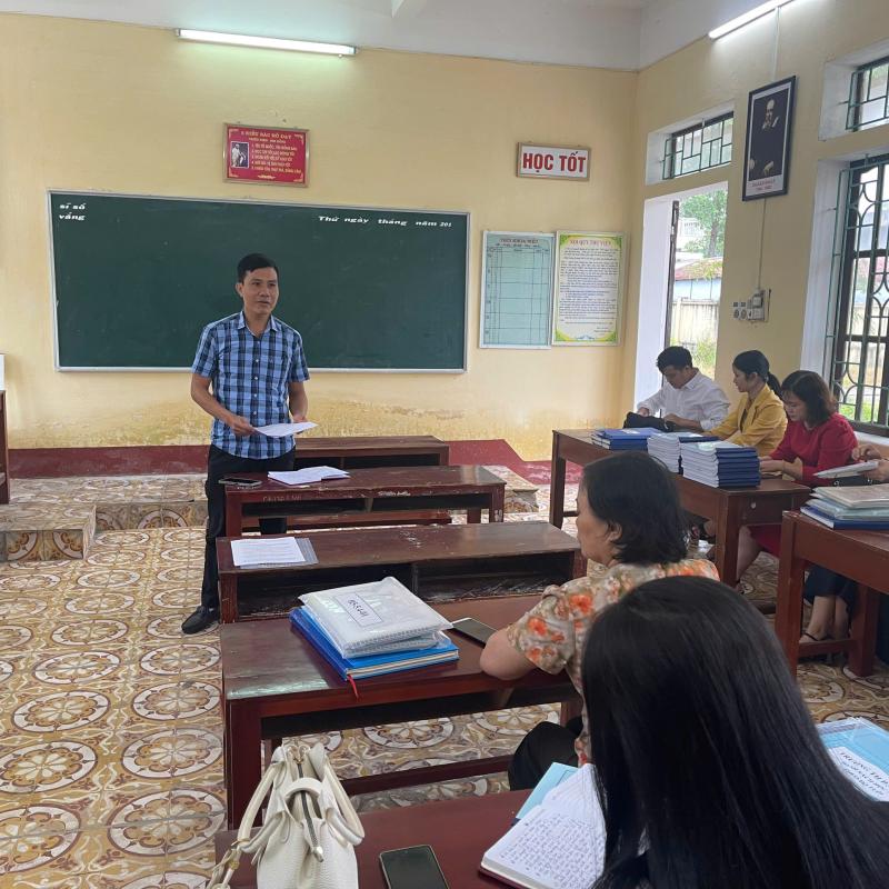 XÃ LIÊN MINH TRIỂN KHAI KIỂM TRA CÔNG TÁC PHỔ CẬP GIÁO DỤC, XÓA MÙ CHỮ NĂM 2025