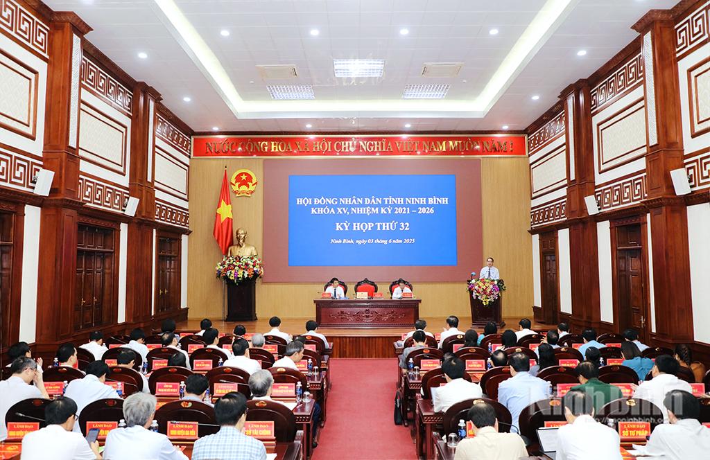 Kỳ họp thứ 32 HĐND tỉnh khóa XV