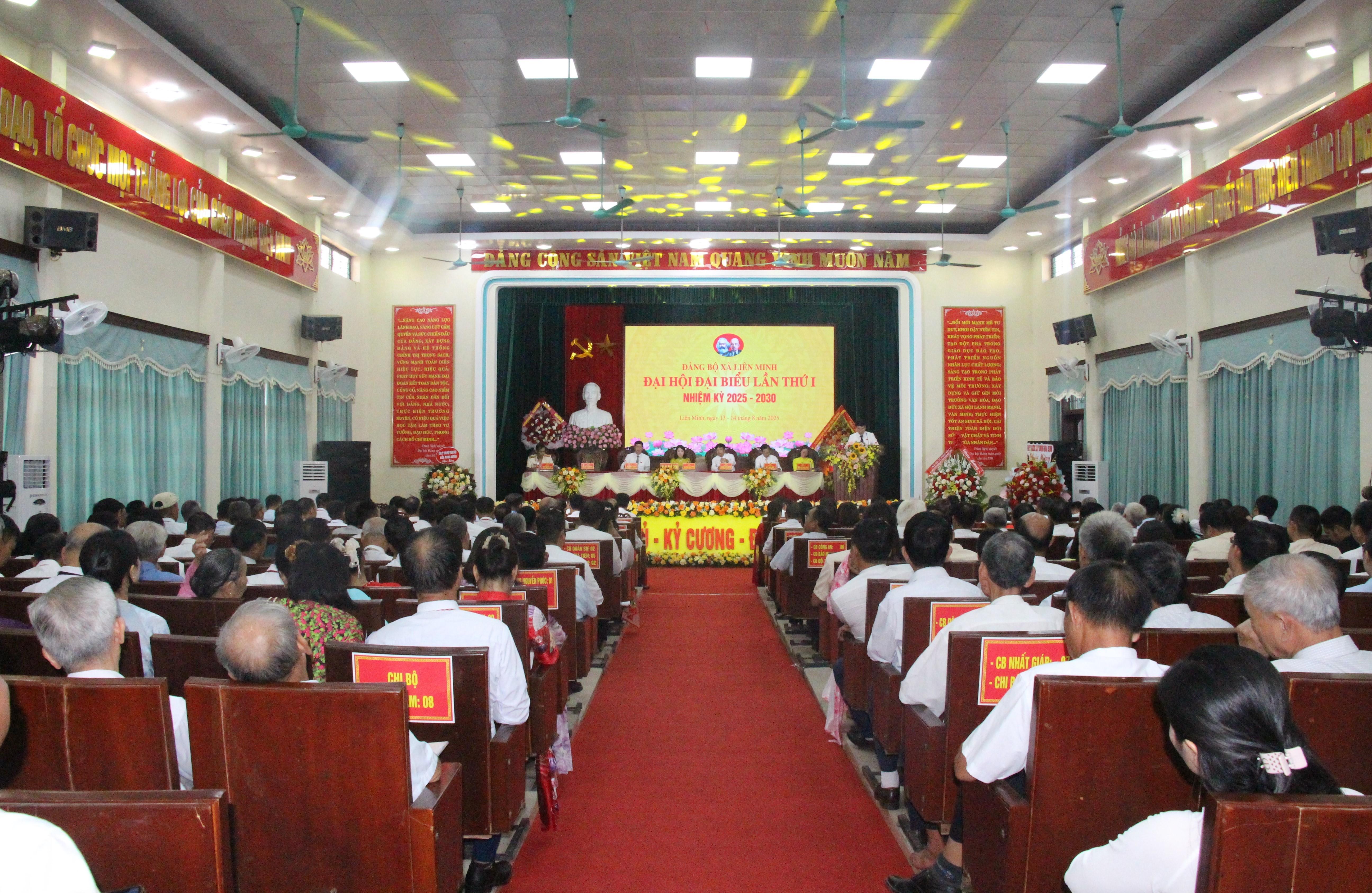 Phiên trù bị Đại hội đại biểu Đảng bộ xã Liên Minh lần thứ nhất, nhiệm kỳ 2025 - 2030