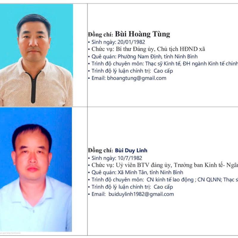 Cơ cấu tổ chức và danh sách đại biểu hội đồng nhân dân xã