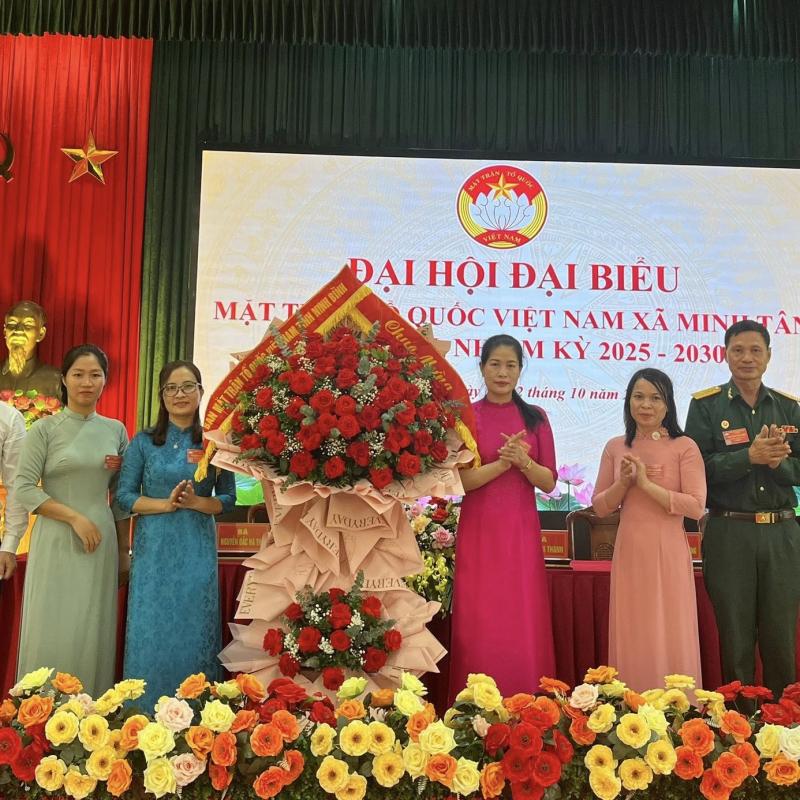 Đại hội Đại biểu Mặt trận Tổ quốc Việt Nam xã Minh Tân lần thứ I, nhiệm kỳ 2025 - 2030