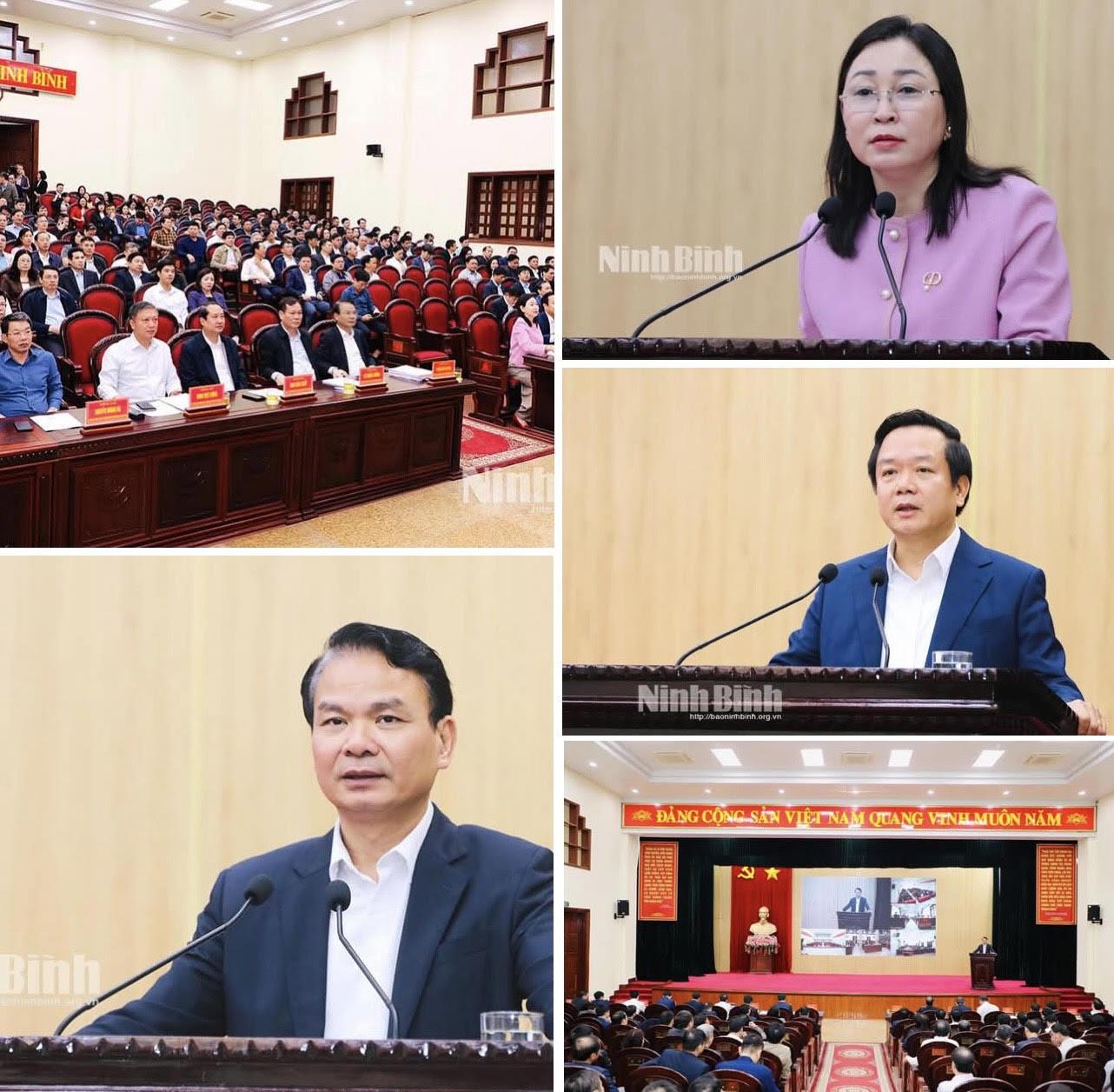 Hội nghị học tập, quán triệt và triển khai thực hiện Nghị quyết Đại hội đại biểu Đảng bộ tỉnh Ninh Bình lần thứ I, nhiệm kỳ 2025-2030