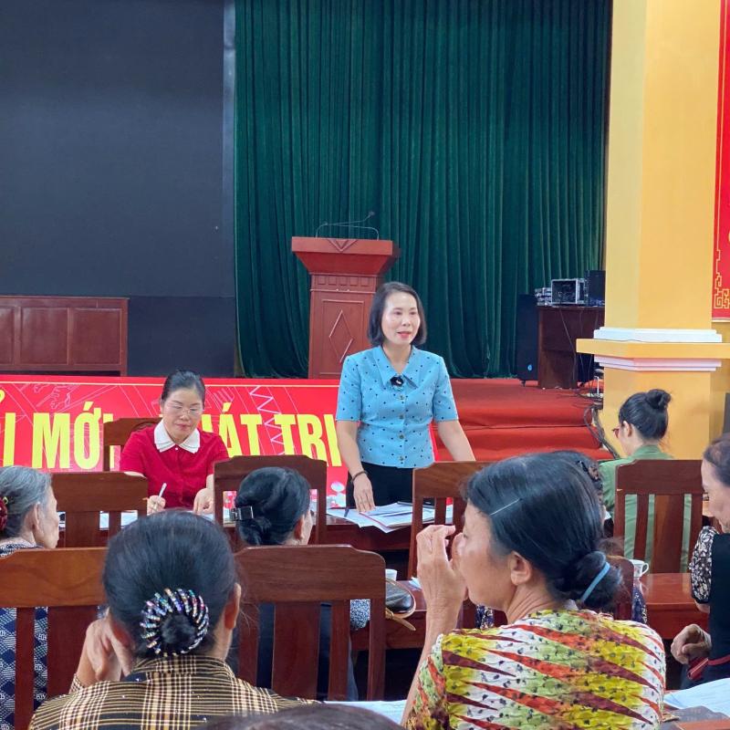Hội phụ nữ xã nam xang tổ chức Hội nghị BCH mở rộng, triển khai thực hiện quy trình các bước chuẩn bị đại hội nhiệm kỳ 2025–2030.