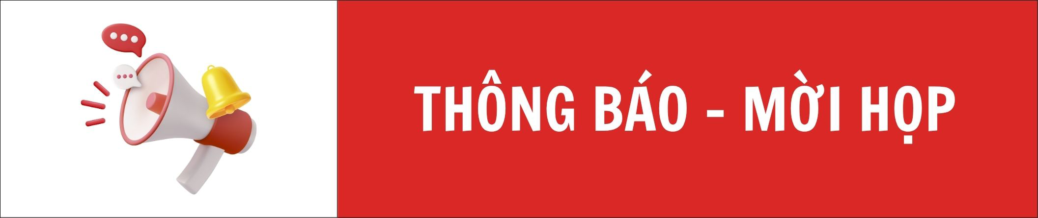 Thông báo mời họp