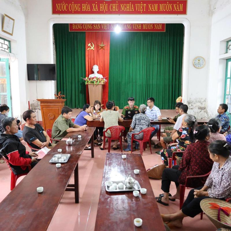 Xã Nghĩa Hưng tổ chức chi trả quà của Chính Phủ nhân dịp kỷ niệm 80 năm Quốc khánh 2/9