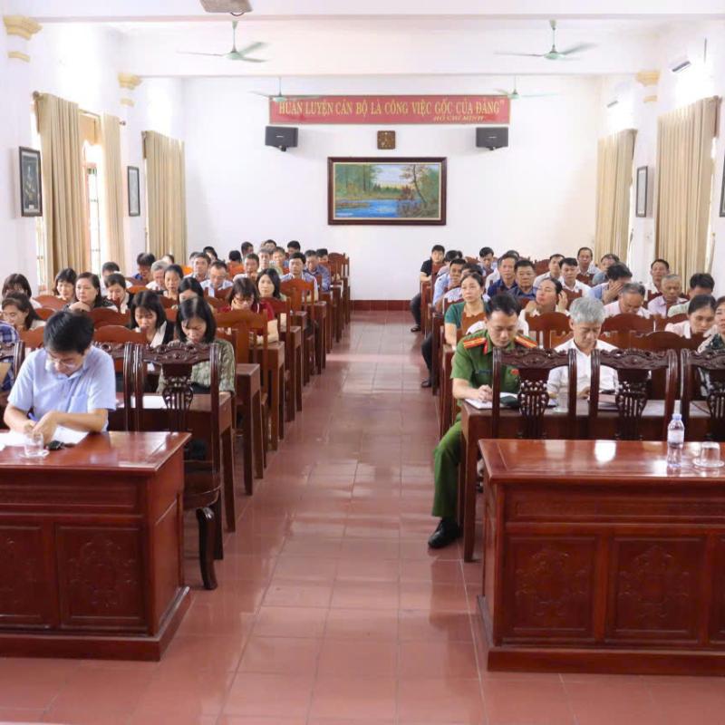UBND xã Nghĩa Hưng tổ chức hội nghị thành lập Ban chỉ đạo và triển khai kế hoạch tổ chức Tết trung thu năm 2025