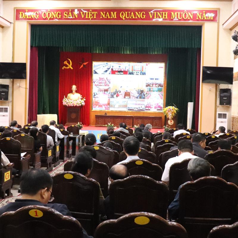 Hội nghị trực tuyến tập huấn ứng dụng Sổ tay đảng viên điện tử