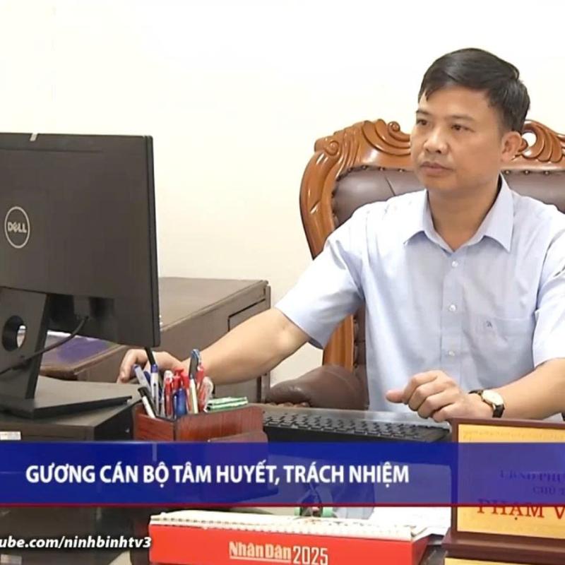 Gương cán bộ tâm huyết, trách nhiệm