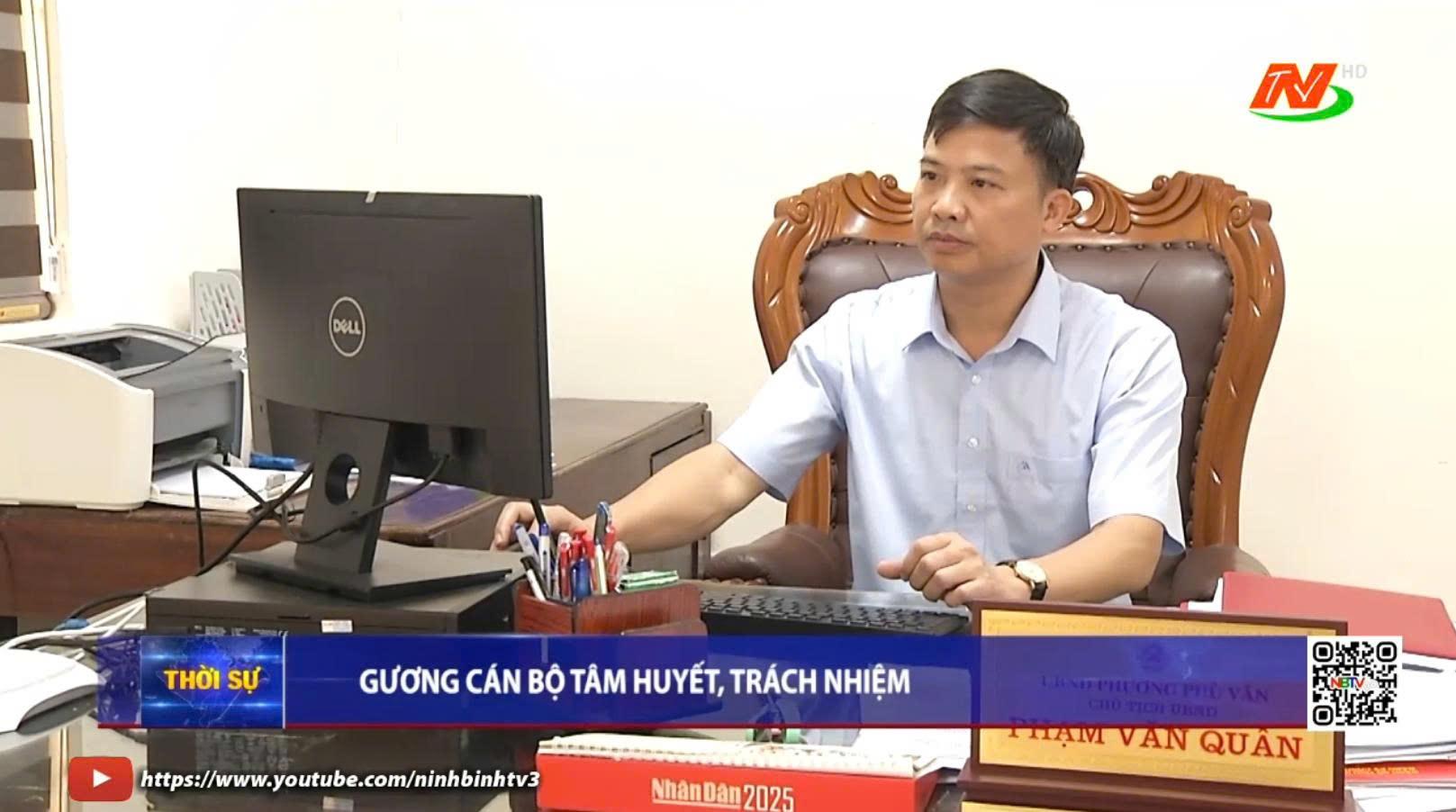 Gương cán bộ tâm huyết, trách nhiệm