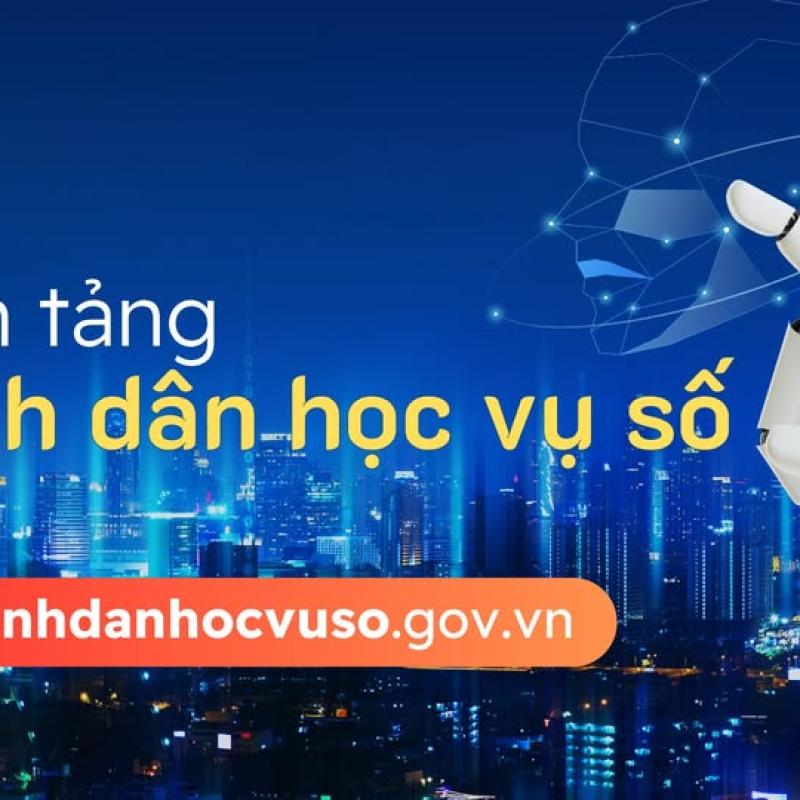 Hướng dẫn sử dụng nền tảng học tập số tại https://binhdanhocvuso.gov.vn