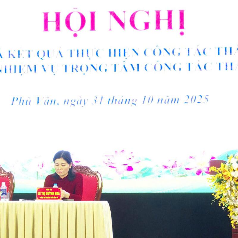 Đả𝐧𝐠 ủ𝐲 𝐩𝐡ườ𝐧𝐠 𝐏𝐡ù 𝐕â𝐧 𝐭ổ 𝐜𝐡ứ𝐜 𝐡ộ𝐢 𝐧𝐠𝐡ị đá𝐧𝐡 𝐠𝐢á 𝐤ế𝐭 𝐪𝐮ả 𝐭𝐡ự𝐜 𝐡𝐢ệ𝐧 𝐜ô𝐧𝐠 𝐭á𝐜 𝐭𝐡á𝐧𝐠 𝟏𝟎, 𝐭𝐫𝐢ể𝐧 𝐤𝐡𝐚𝐢 𝐧𝐡𝐢ệ𝐦 𝐯ụ 𝐭𝐫ọ𝐧𝐠 𝐭â𝐦 𝐜ô𝐧𝐠 𝐭á𝐜 𝐭𝐡á𝐧𝐠 𝟏𝟏/𝟐𝟎𝟐𝟓.