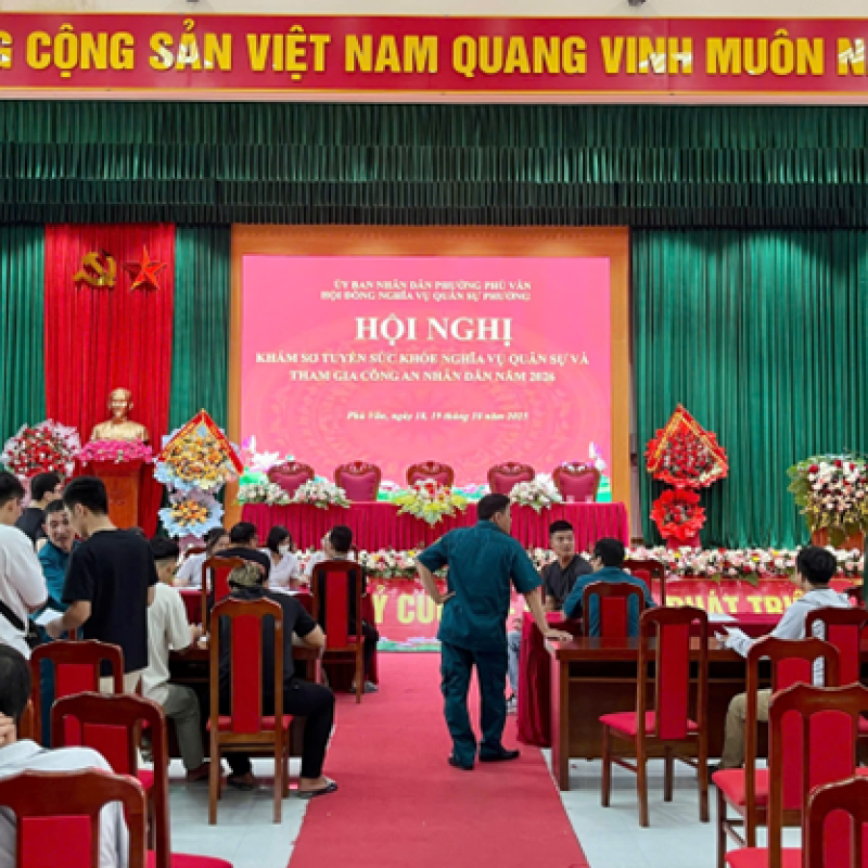HỘI NGHỊ KHÁM SƠ TUYỂN SỨC KHỎE NGHĨA VỤ QUÂN SỰ VÀ THAM GIA CÔNG AN NHÂN DÂN NĂM 2026